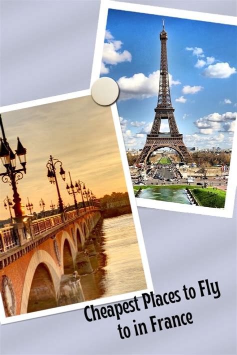 cheapest area of france to fly into